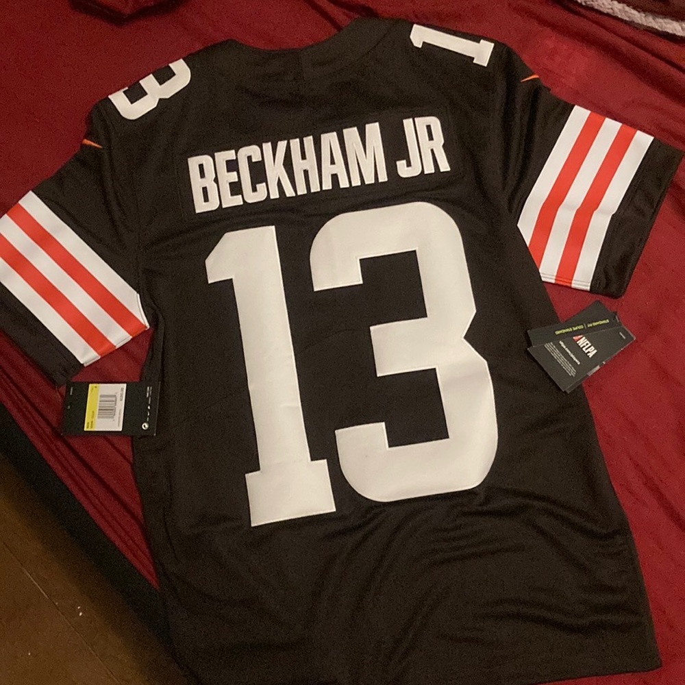 Nike Odell Beckham Jr Cleveland Browns NFL Football 32NM-CLLH Small Stitched